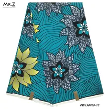 Mr. Z Анкара Африканский полиэстер восковая печать на ткани высокого качества 6 ярдов африканская ткань для вечерние платья