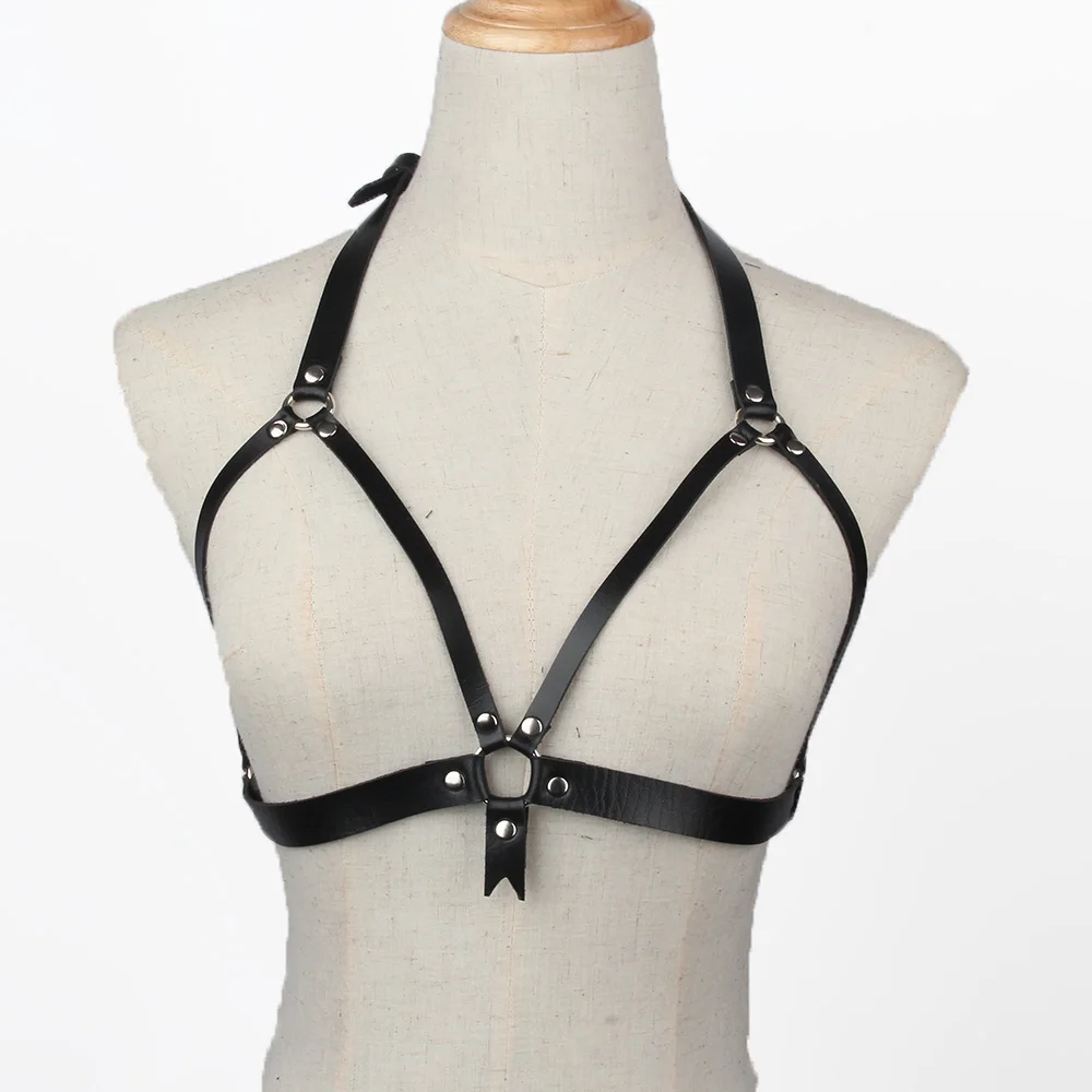 Naturel Leather Harness Leather Harness Belt Leather Accessories Body Chainharness beltleather