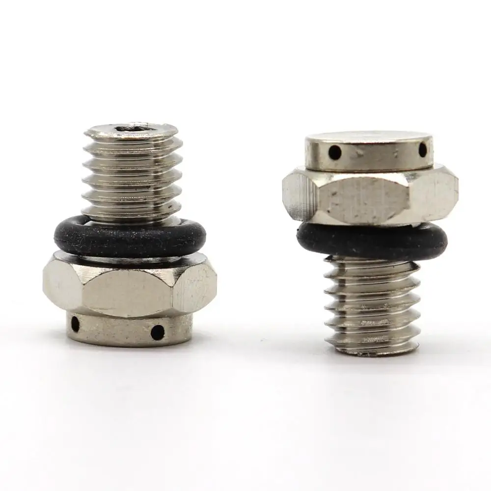 Waterproof IP 68 Plastic Locking Nut M8*1.0mm Enclosure Screw Ventin