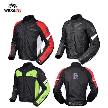 

HOST RACING Motorcycle Protective Windproof Racing Jacket with 5 Armor thermal Vest Waterproof Motorcycle MTB Riding Jacket