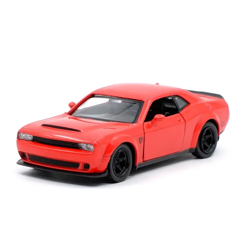 1:36 Масштаб Модель Dodge Challenger сплав игрушка для автомобиля литая под давлением