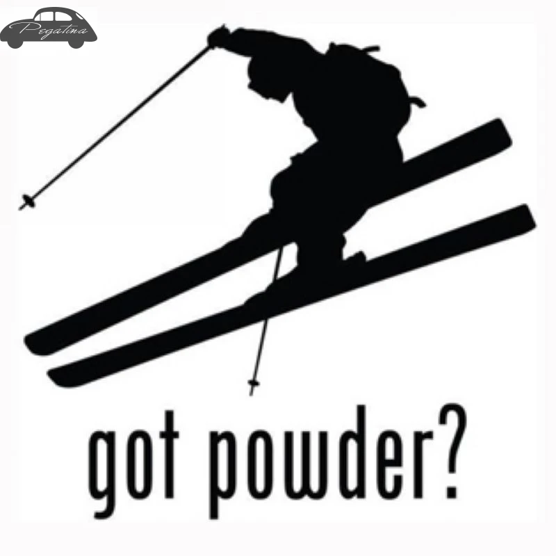 Pegatina Skiing Sticker Winter Sports Snow Decal Ski Posters Vinyl Wall Decals Decor Mural Skiing Sticker