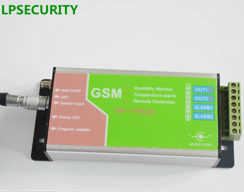 Плата модуля сигнализации температуры и влажности LPSECURITY GSM контроллер отчет о
