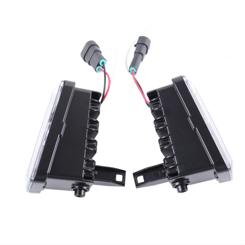 Chrome Premium LED Projector Fog Light Clear Lens With DRL Light For Ford F150 2015 2016 2017 2018 Plug And Play (10)