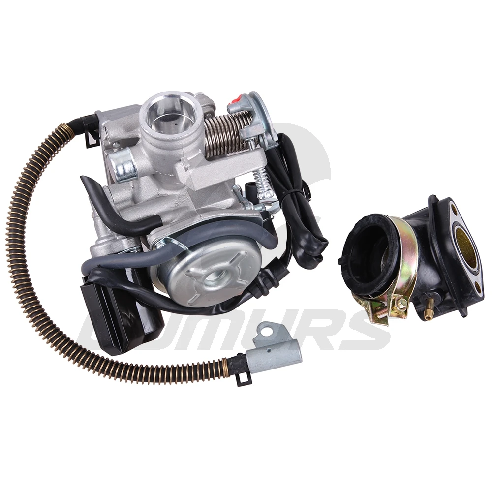 OUMURS МОТОЦИКЛ КАРБЮРАТОР впускной вакуумный коллектор для GY6 150cc Скутер мопед Go Kart Roketa SUNL BAJA KAZUMA JONWAY CARROL танк