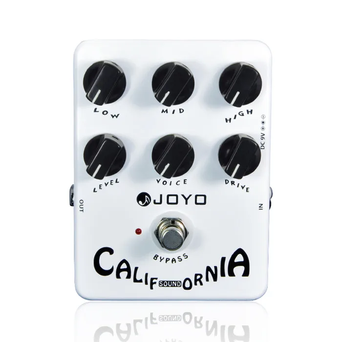 Гитарные эффекты Joyo JF-15 California звуковое искажение гитарный эффект педаль истинный обход гитарные аксессуары эффекты - Цвет: California Sound