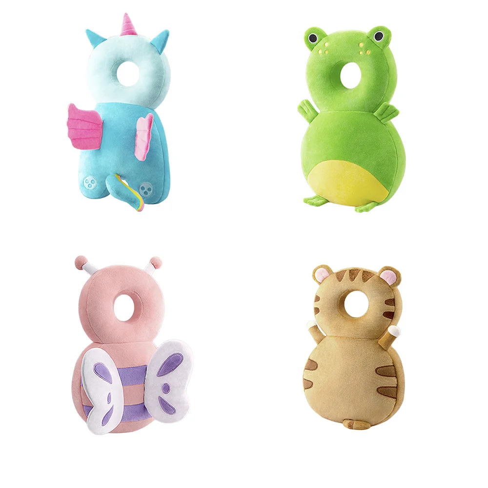 MrY 2019 Hot Selling Cute Drop Resistance Cushion  Cartoon Animal Baby Head Protection Pad Angel Wings Anti-fall Headrest