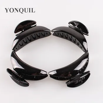 

New 9*3CM Black Hairdressing hairdressers Butterfly Hair Claw Salon Section Clip Clasps Clamps Barrettes for women 24pcs/lot