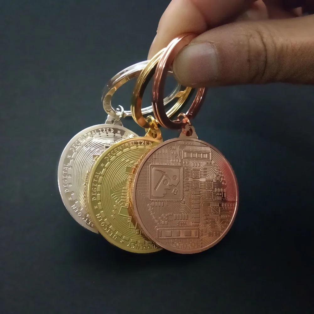 Gold Plated Physical Bitcoins Casascius Bit Coin BTC Case Gift Physical Metal Antique Imitation BTC Coin Art Collection Keychain Gold Plated Physical Bitcoins Casascius Bit Coin BTC Case Gift Physical Metal Antique Imitation BTC Coin Art Collection Keychain