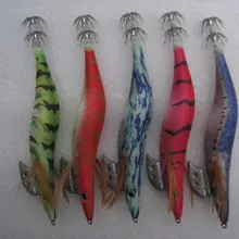 50 шт. кальмара джиг одежда warpped рыбалка lure4.0#( много цветов смешанный