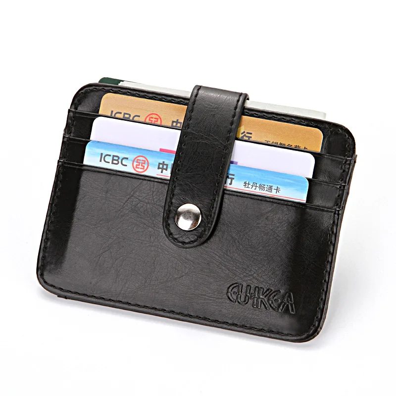 Модный мужской кошелек из искусственной кожи с отделением для кредитных карт и ID, держатель для карт, многофункциональная сумка для банковских карт, чехол, кошелек для монет, Короткие Кошельки унисекс
