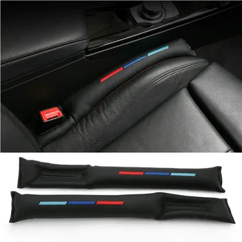 

2pcs/lot Car Styling Faux Leather Car Seat Gap Pad Fillers Spacer Filler Slot Plug For BMW e46 e39 e60 e90 f30 f10 f34 x1 x3 x5