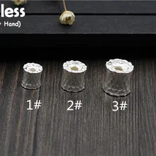 Uglyless Настоящее серебро 925 проба пробки фурнитура для бусин ювелирные изделия DIY ручной работы стучки поверхности трубы прокладки бусины этнические Bijoux