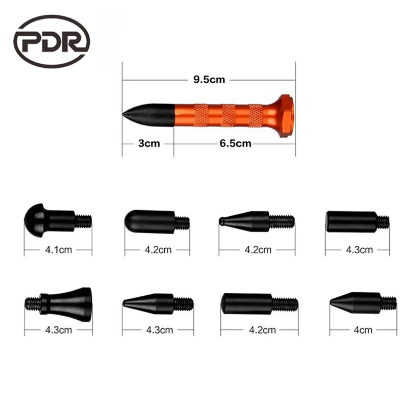 PDR Tools To Remove Dents Instruments For Car Tool Kit Dent Removal Paintless Dent Repair Car Body Repair Aluminum Tap Down Tool