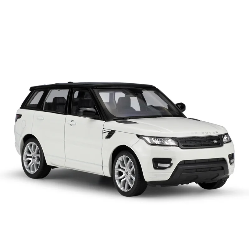 1:24 Welly Land rover Range rover Sport черный/белый/оранжевый литая модель автомобиля - Цвет: white