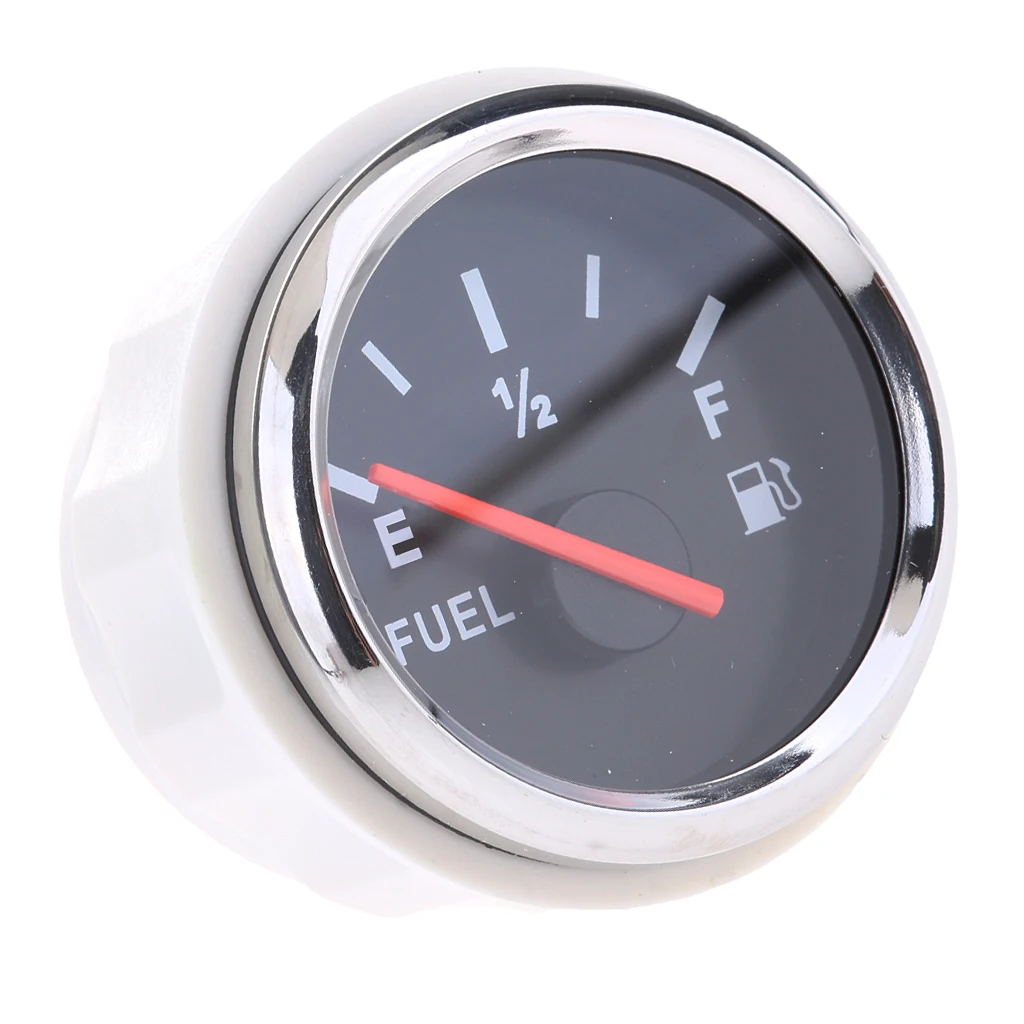 Brand New Pointer Fuel Level Gauge for Universal Boat Car Truck RV Camper LED Light Display Fuel Gauges Auto Gauges