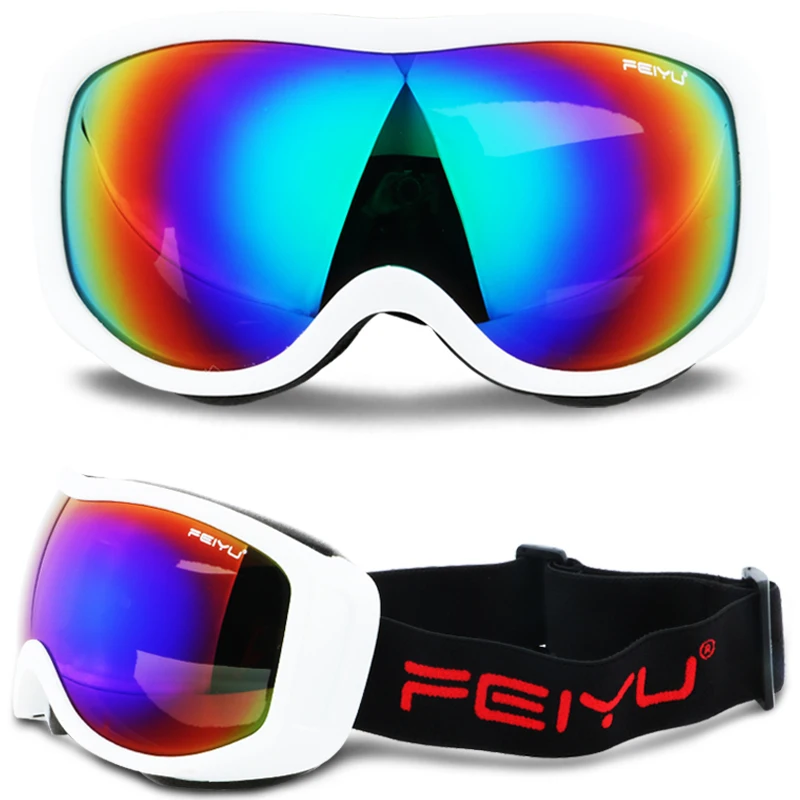 Мужские зимние лыжные очки Gafas линзы UV400 незапотевающие для сноуборда мотокросса