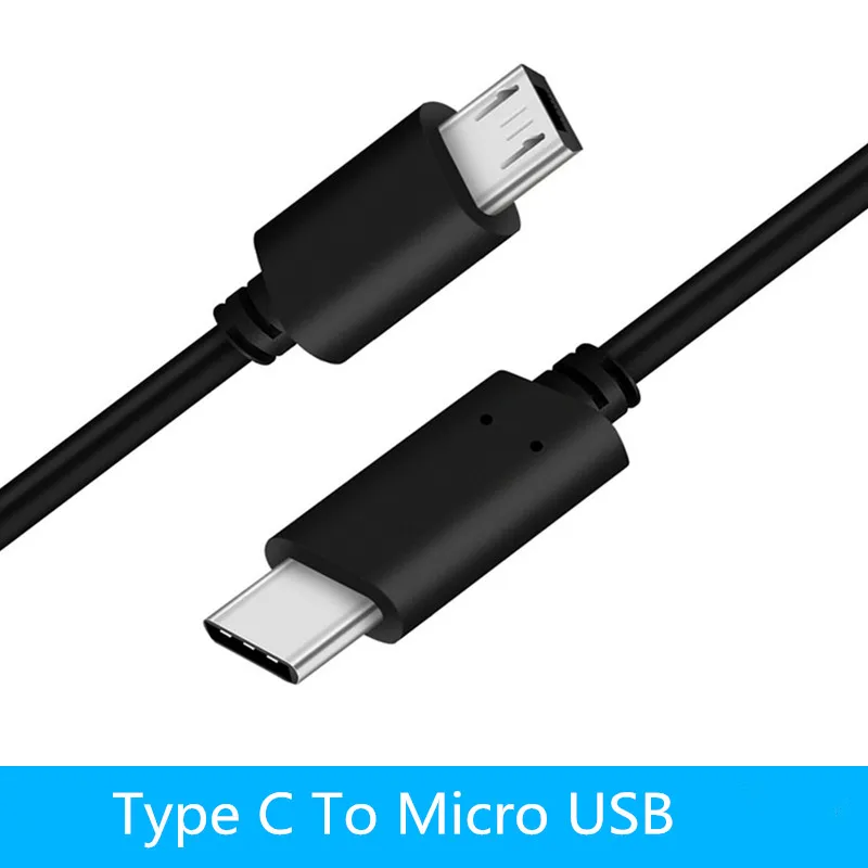 Usb type C к Micro USB адаптер для samsung Android 1 м Micro usb-type C 3,1 кабель для Macbook USBC Быстрая зарядка данных