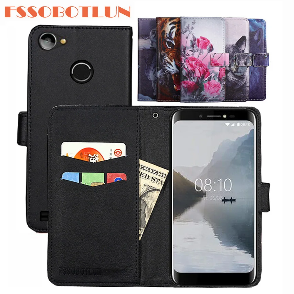 

FSSOBOTLUN For BQ BQ-5514L Strike Power 4G Case PU Leather Retro Flip Cover Shell Magnetic Fashion Wallet Cases BQ 5514L