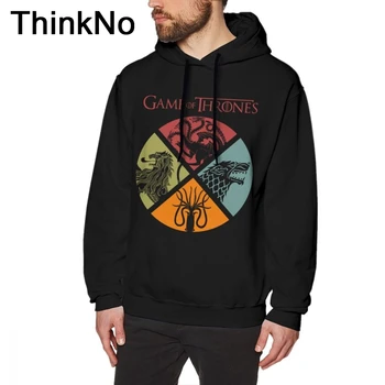 

House Targaryen Stark sweatshirt GAME OF Thrones House Lannister Hoodies For Man Harajuku Homme Tee Crewneck S-3XL