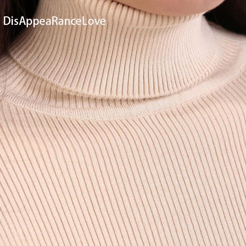 2016 women's slim medium-long turtleneck sweater thickening sweater knitting Pullovers sweater pattern Sweaters