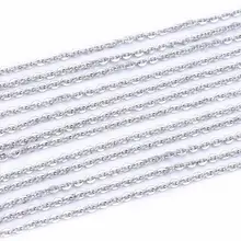10 метров кабельная цепь звено оптом для Аксессуары для изготовления украшений DIY делая 1,5 мм