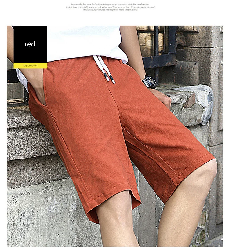 MRMT 2018 брендовые новые летние Для мужчин шорты Повседневное натуральный хлопок тонкий пятиминутного брюки молодежные короткие штаны для