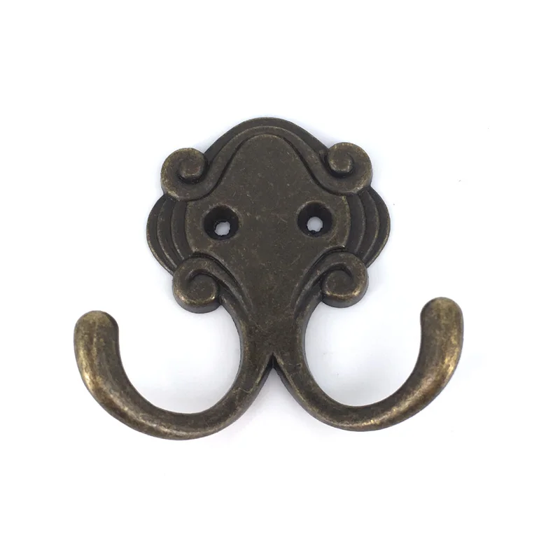 Antique Bronze wall hook Victorian Look Hat Coat Robe hanging Hooks