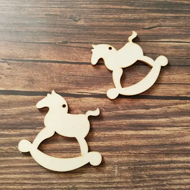 unfinished rocking horse