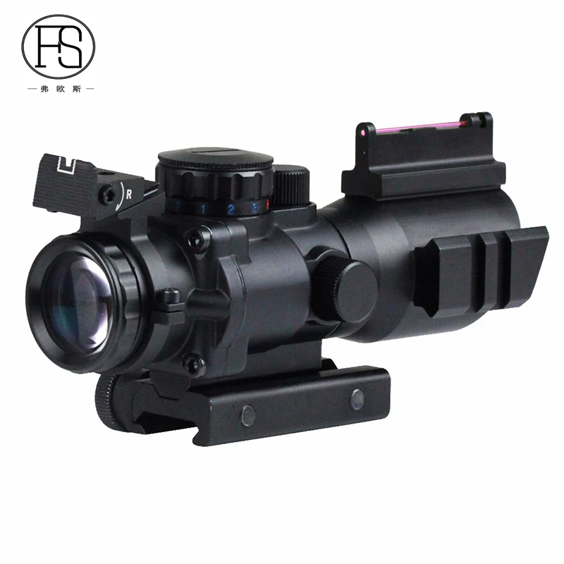 

Tactical Reticle Sight Scope 4x32 Hunting Shooting Rifle Gun Sight Scope Fit For 20mm Rail Rifle