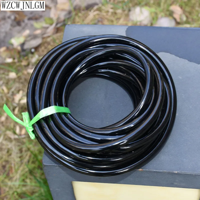 Садовый полив 4/7 мм черный мини шланг капельное орошение в теплице 5 м|hose drip|drip
