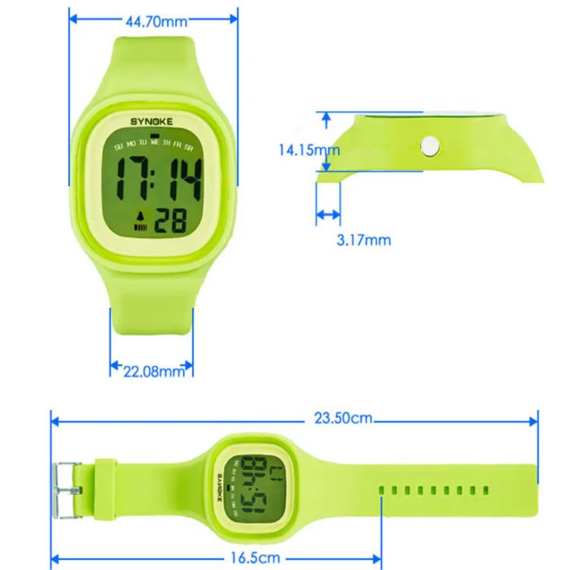 Детские светодио дный часы для мальчиков и девочек Наручные часы силиконовые светодиодные цифровые спортивные часы оптовая продажа