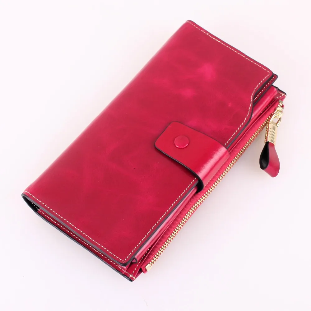 

Artmi Women's Large Capacity Wallet with Zipper Pocket and ID Window