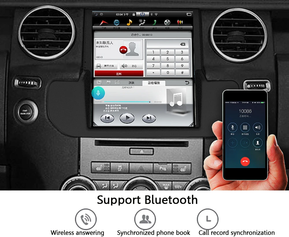 Sale Liislee Car Android For Land For Rover Discovery 4 LR4 2009~2016 Original style Carplay GPS Nav Map Navigation System Multimedia 13