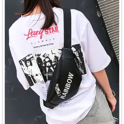 Женская модная сумка через плечо с карманом на груди, косметичка, известный бренд, Bolsa Cintura 5 H