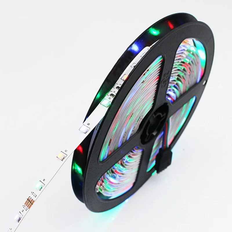 

2x5M 3528 SMD RGB 600LEDs LED Light Strip Lamp with IR Remote Controller DC 12V