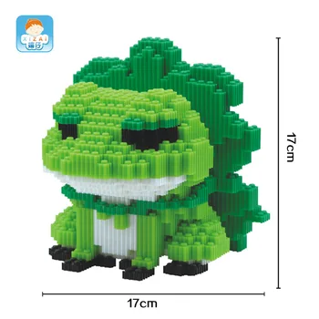 

XIZAI Connection Blocks Big size Frog Model Building Bricks Auction Figure Japanese Game Character Juguetes Toys Kids Gifts 8023
