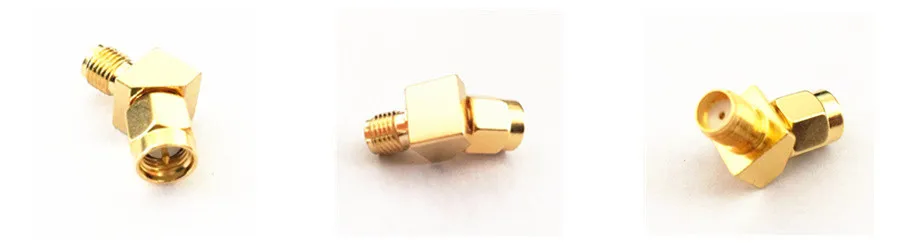 SMA male to female 45 connector