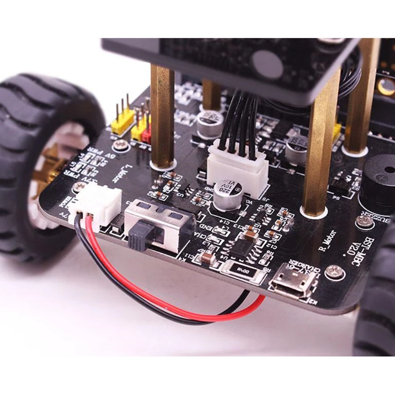 Yahboom Micro: bit умный робот автомобильный пульт дистанционного управления умный автомобильный комплект с ИК и приложением