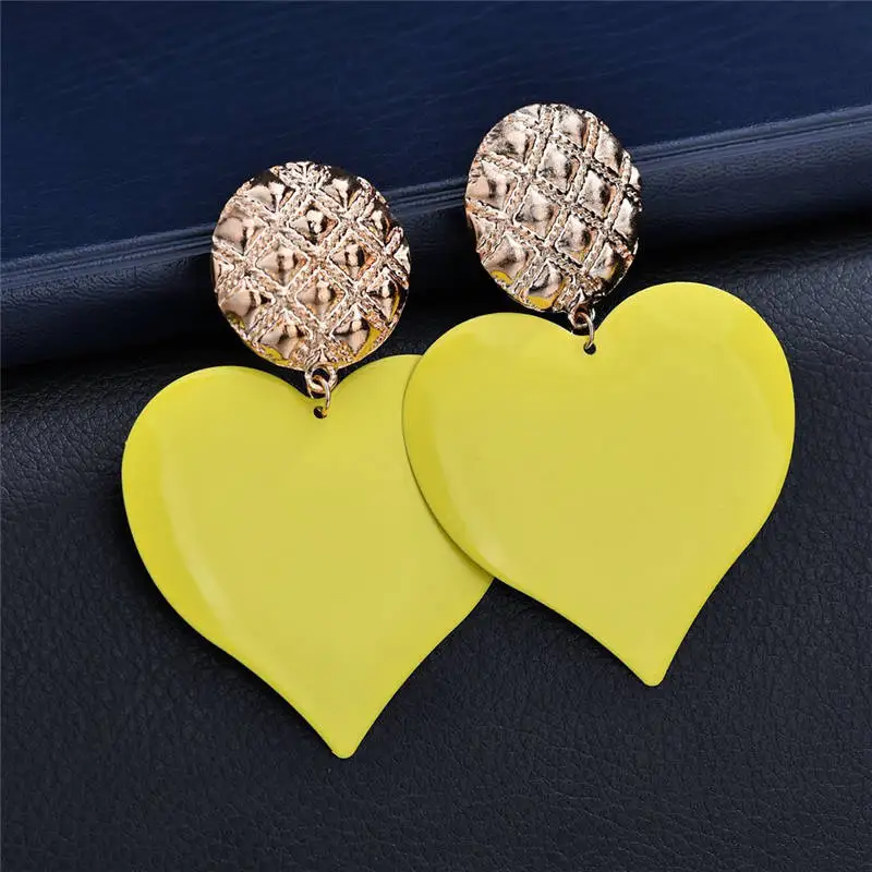 

2019 Fashion Bohemian Gold Big drop earrings for women Mexico geometry statement Metal earrings Accessories