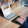 Kemile ультратонкая Беспроводная Bluetooth клавиатура, сенсорная клавиатура, испанская русская Арабская иврит наклейки для Android, система Windows ► Фото 2/6