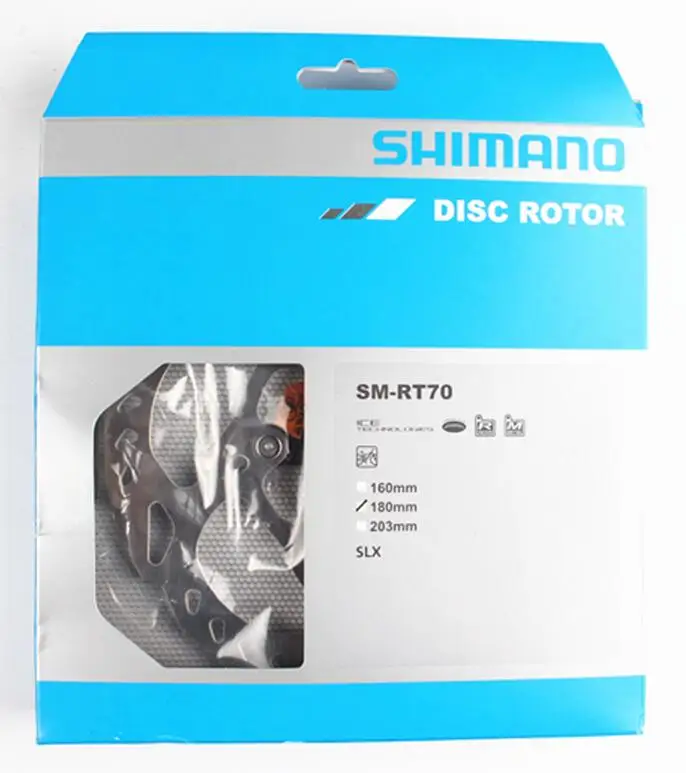 Новинка года Shimano SLX SM-RT70 ротор дисковый тормоз ротор SM RT70 Центральный замок костюм SLX 160 мм Ice-technology SLX M7000