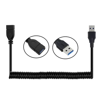 

10pcs/lot Stretch USB 3.0 Type-A Male to Female Extension Data Charge Cable for Tablet & Phone & Laptop