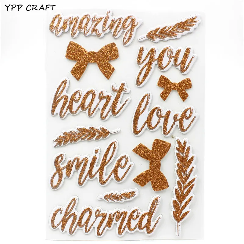 

YPP CRAFT Smile Self- adhesive Sticker for Scrapbooking/ DIY Crafts/ Card Making Decoration