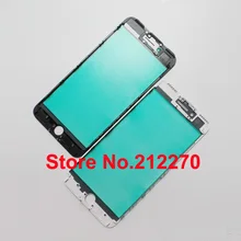 YUYOND Новое переднее внешнее стекло со средней рамкой Рамка для Apple iPhone 7 Plus 5,5 холодный пресс запасные части черный/белый