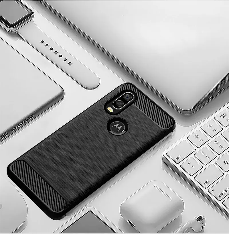 

For Motorola One Vision Moto One Shockproof Phone case cover for Motorola One Power Armor case Back cover Coque Etui>