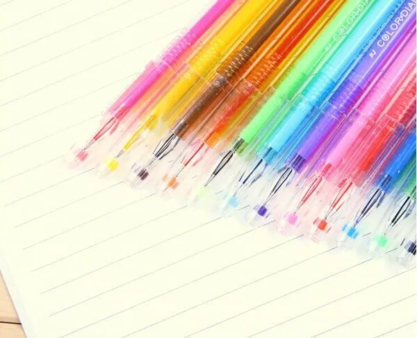 Красивая Алмазная головка 12 конфетных цветов гелевая ручка высокого качества цветная ручка для школы/офиса Paintimg Mark гелевая ручка для девочек тонкая гелевая ручка