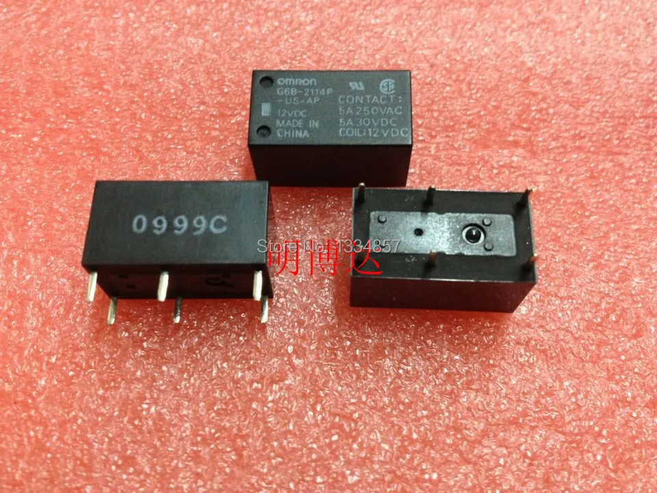 G6B-2114P-US-AP-12VDC G6B-2114P-US-AP-12V 6 контактов 5A250VAC/30VDC 12VDC реле питания оригинал новый |