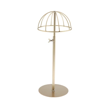 

Dome Shape Design Tabletop Adjustable Height Hat Wig Display Stand Rack