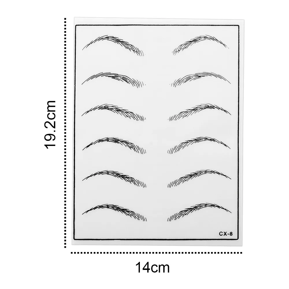 1 шт. кожа для обучения татуировкам Microblading Pele искусственная Татуировка Sintetica Tatuaje поддельные брови oeden Huid тату кожа силикон - Цвет: 04